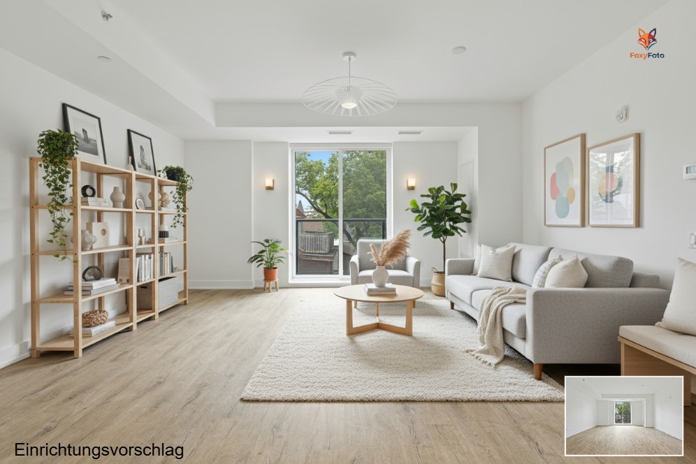 Virtuelles Home Staging - Schneller verkaufen mit KI